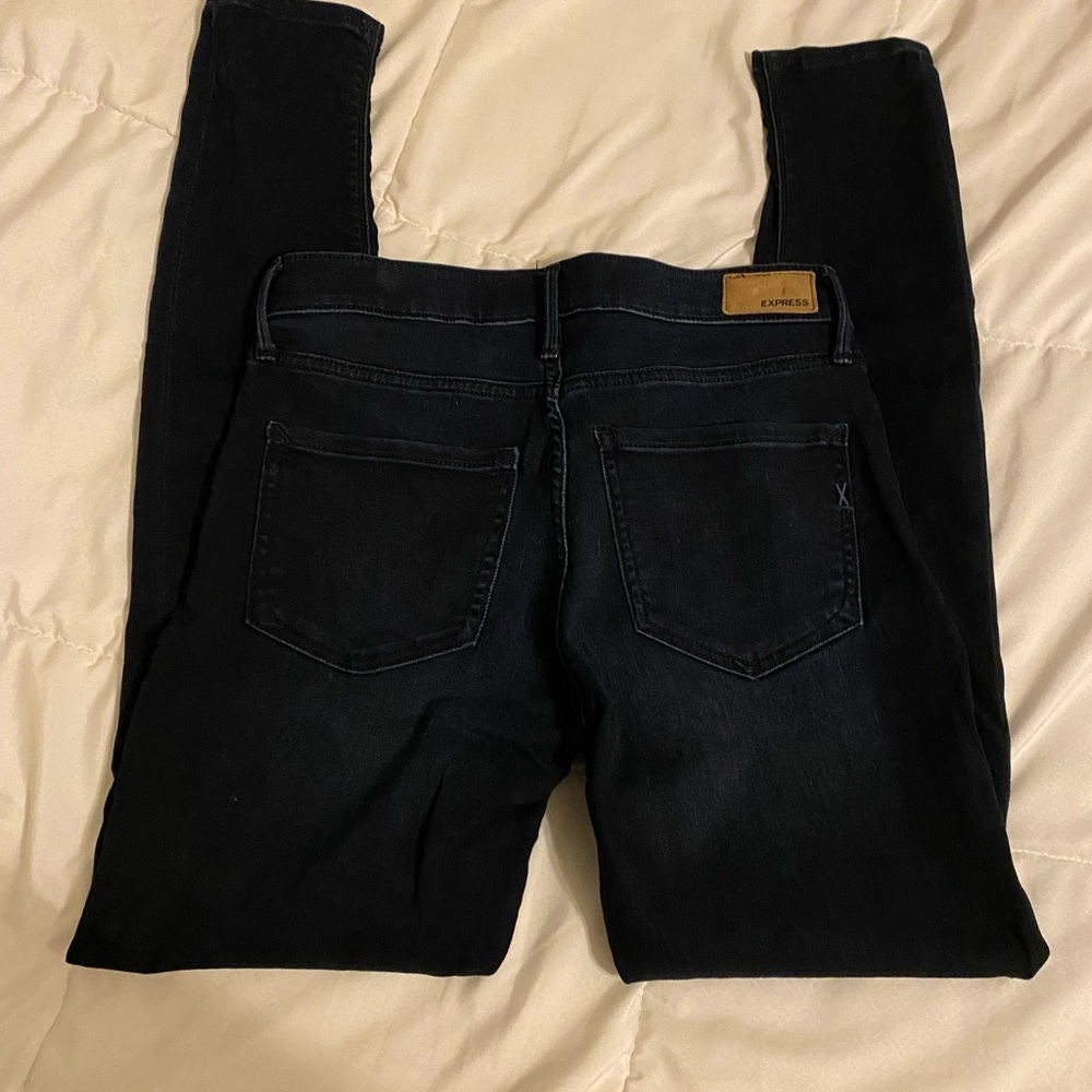 Express mid rise legging jean (stretch & supersoft)